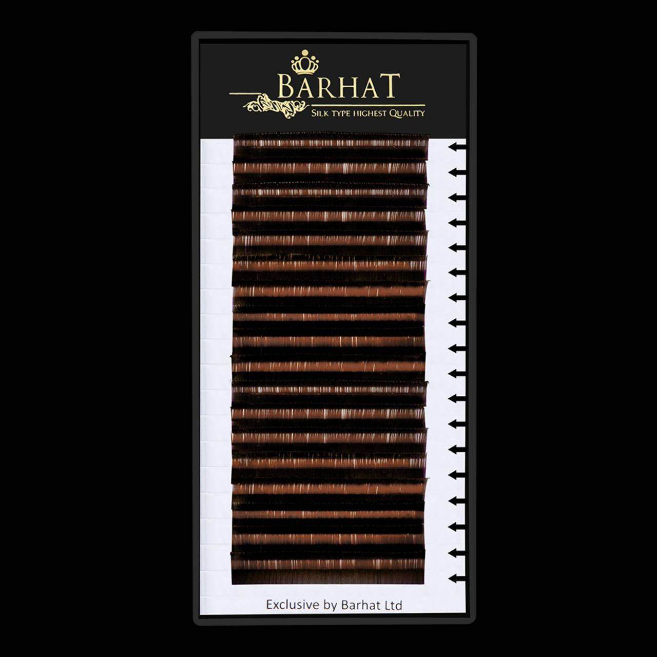 Ресницы для наращивания коричневые Микс длин Barhat Lashes Dark Brown (18 линий) В 0.07 10.12.14, Коричневый
Ресницы для наращивания коричневые Микс длин Barhat Lashes Dark Brown (18 линий) В 0.07 10.12.14, Коричневый