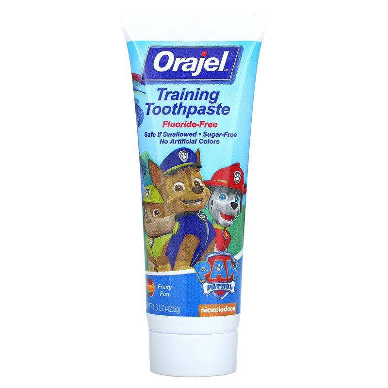 Orajel, Paw Patrol Training, зубная паста, не содержит фториды, фруктовый вкус, (42,5 г)
Orajel, Paw Patrol Training, зубная паста, не содержит фториды, фруктовый вкус, (42,5 г)