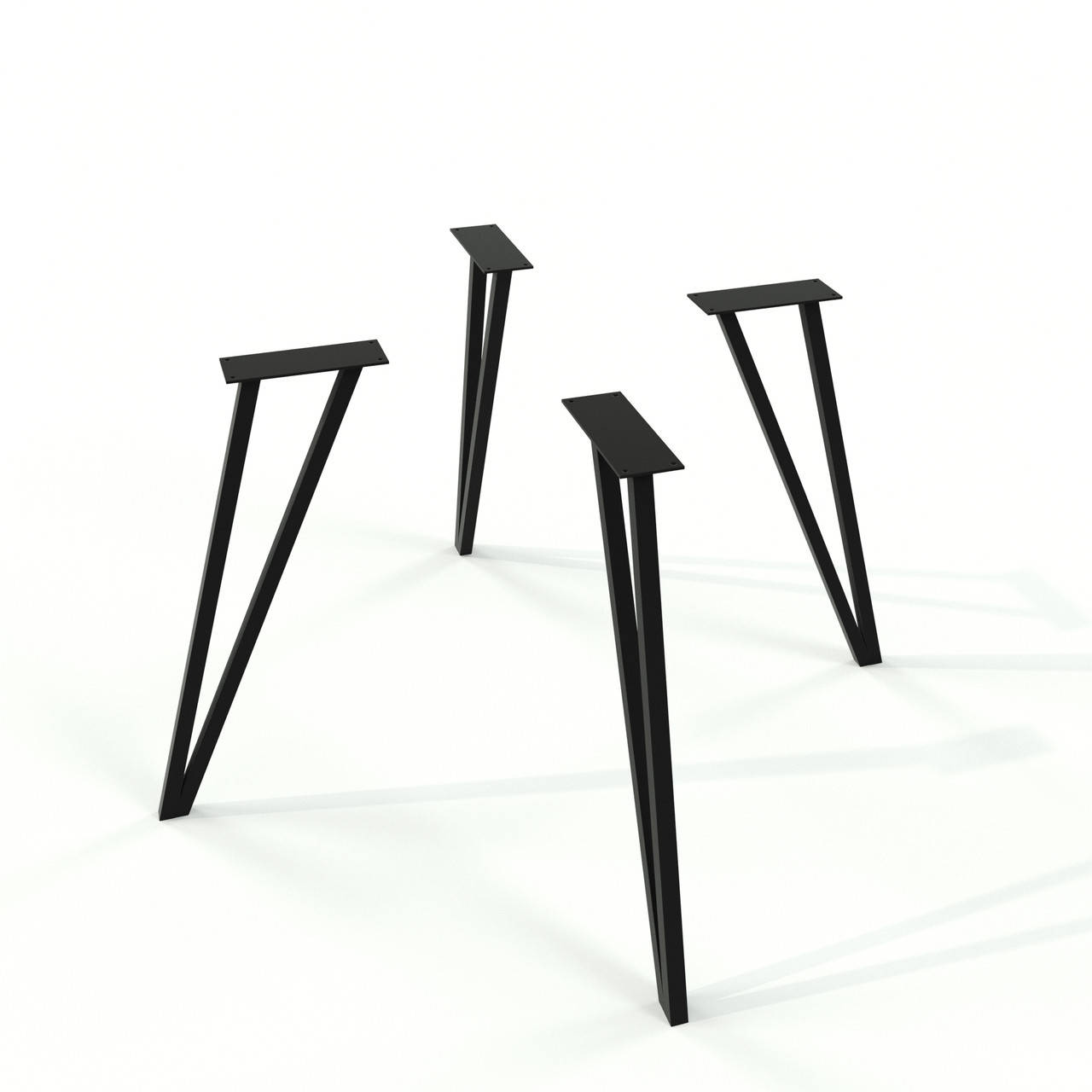 Металлические ножки для стола "Клип" в черном цвете 
Металлические ножки для стола "Клип" в черном цвете