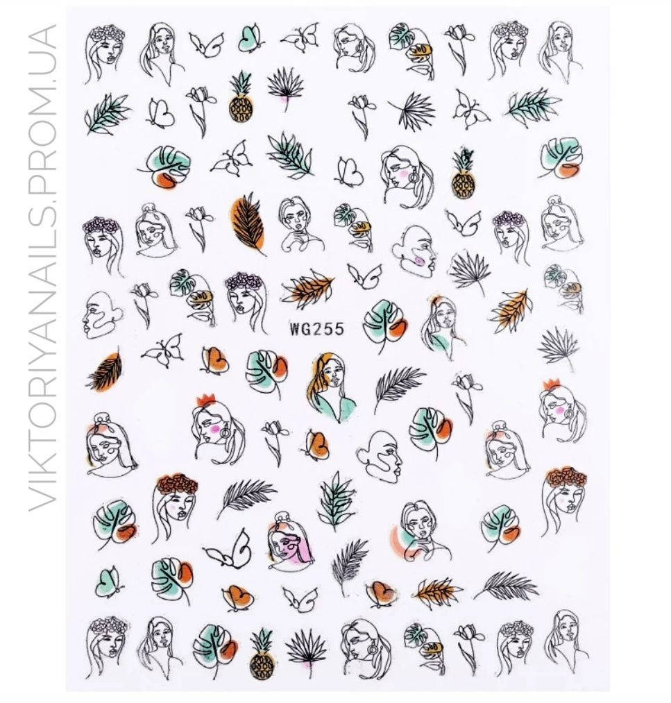 Наклейка на липкой основе №009(WG255)
Наклейка на липкой основе №009(WG255)