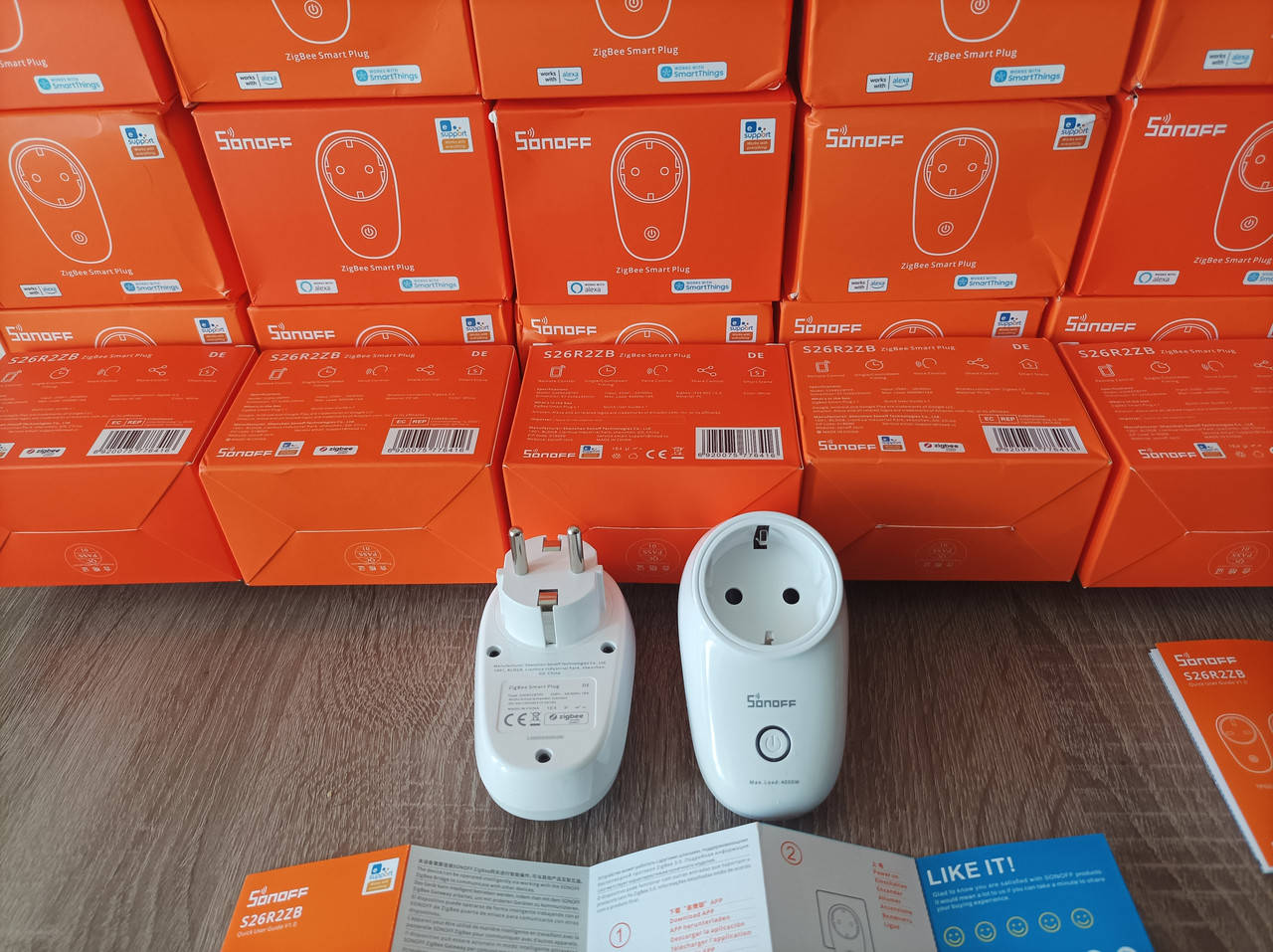 Sonoff S26 R2ZB smart Zigbee plug умная розетка. (работа с Google Nest и Google Home, голосовым Amazon Alexa)
Sonoff S26 R2ZB smart Zigbee plug умная розетка. (работа с Google Nest и Google Home, голосовым Amazon Alexa)