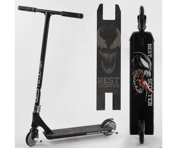 Трюковый самокат Best Scooter SIMBIOTE, HIC-система, ПЕГИ, алюминиевый диск и дека, колёса 120мм PU, 61375,, Черный
Трюковый самокат Best Scooter SIMBIOTE, HIC-система, ПЕГИ, алюминиевый диск и дека, колёса 120мм PU, 61375,, Черный