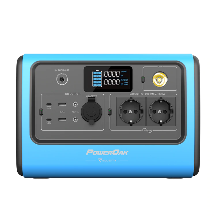 Универсальная мобильная батарея Bluetti EB70 1000W, 716Wh. Автономное питание для кемпинга
Универсальная мобильная батарея Bluetti EB70 1000W, 716Wh. Автономное питание для кемпинга