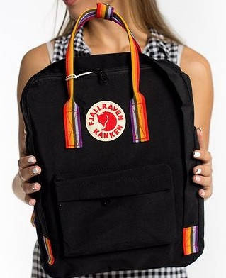 Рюкзаки kanken fjallraven оригинал сумка канкен Радуга портфель ранец Rainbow с радужными ручками, Черный
Рюкзаки kanken fjallraven оригинал сумка канкен Радуга портфель ранец Rainbow с радужными ручками, Черный