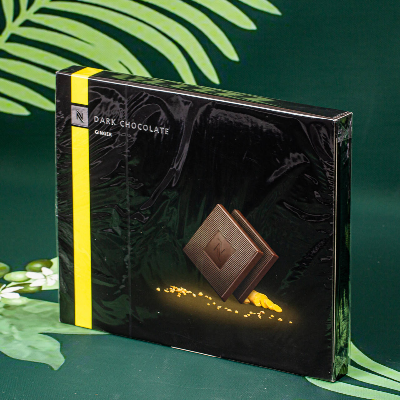 Темный шоколад с кусочками имбиря( Dark Chocolate with Ginger pieces) 
Темный шоколад с кусочками имбиря( Dark Chocolate with Ginger pieces)