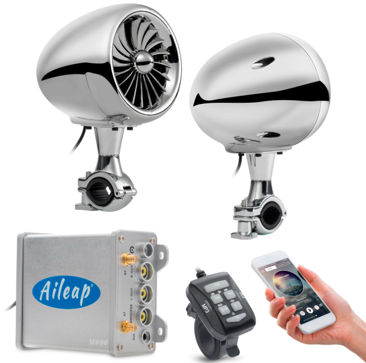 Стерео система мото GoHawk TJ4-R Amplificador 4.0 in (600W хром, МР3 / USB / SD), мото колонки мото радио
Стерео система мото GoHawk TJ4-R Amplificador 4.0 in (600W хром, МР3 / USB / SD), мото колонки мото радио