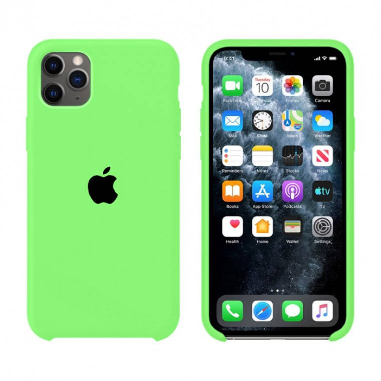 Чехол-накладка iPhone 11 Pro микрофибра внутри Silicone Case (Айфон 11 Про) Brilliant green, Разные цвета
Чехол-накладка iPhone 11 Pro микрофибра внутри Silicone Case (Айфон 11 Про) Brilliant green, Разные цвета