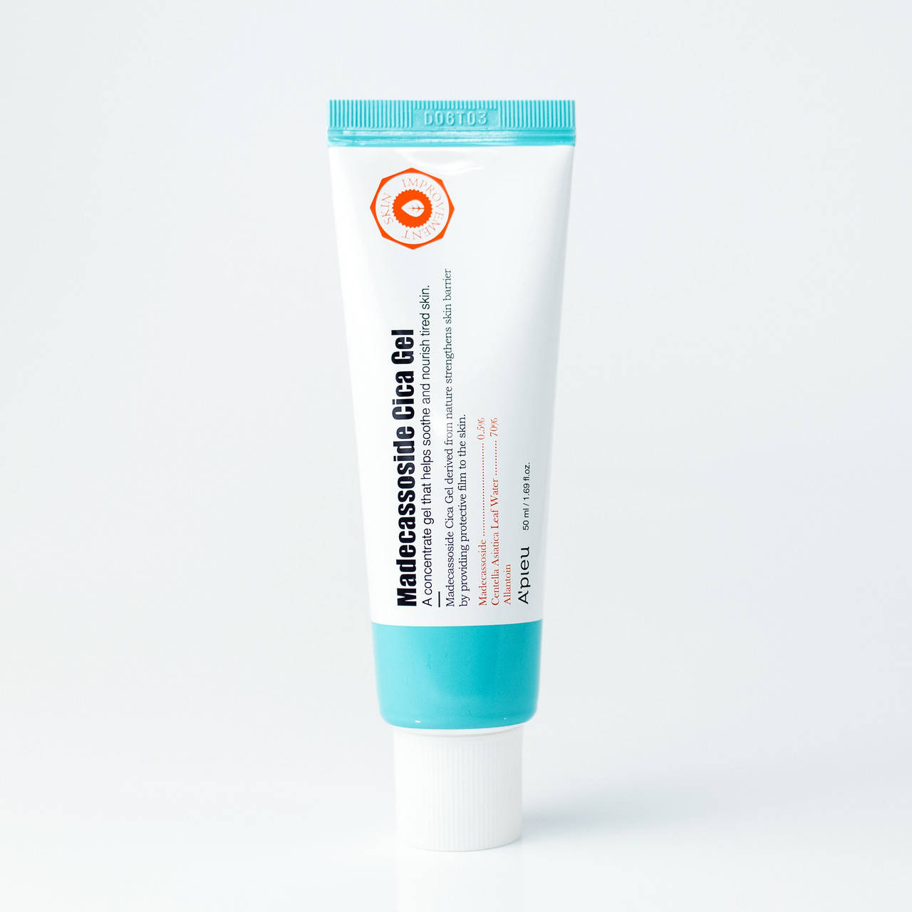 Увлажняющий крем-гель с мадекассосидом A'pieu Madecassoside Cica Gel 
Увлажняющий крем-гель с мадекассосидом A'pieu Madecassoside Cica Gel