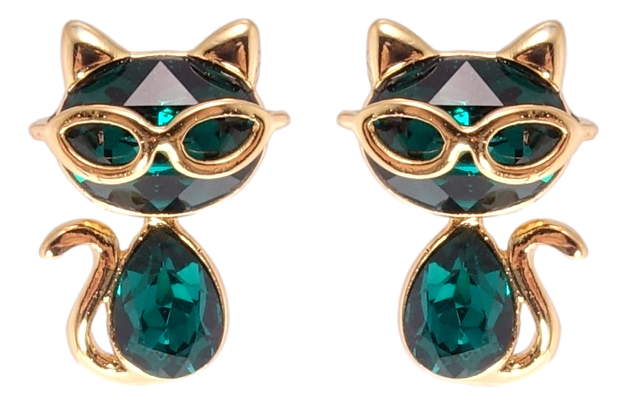 Серьги Xuping Позолота 18K с кр-ми Swarovski гвоздики (пусеты) "Кошки с кристаллами Emerald"
Серьги Xuping Позолота 18K с кр-ми Swarovski гвоздики (пусеты) "Кошки с кристаллами Emerald"