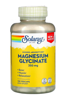 Solaray, High Absorption Magnesium Glycinate, Глицинат магния, магний глицинат, 350 мг, 120 капсул
Solaray, High Absorption Magnesium Glycinate, Глицинат магния, магний глицинат, 350 мг, 120 капсул