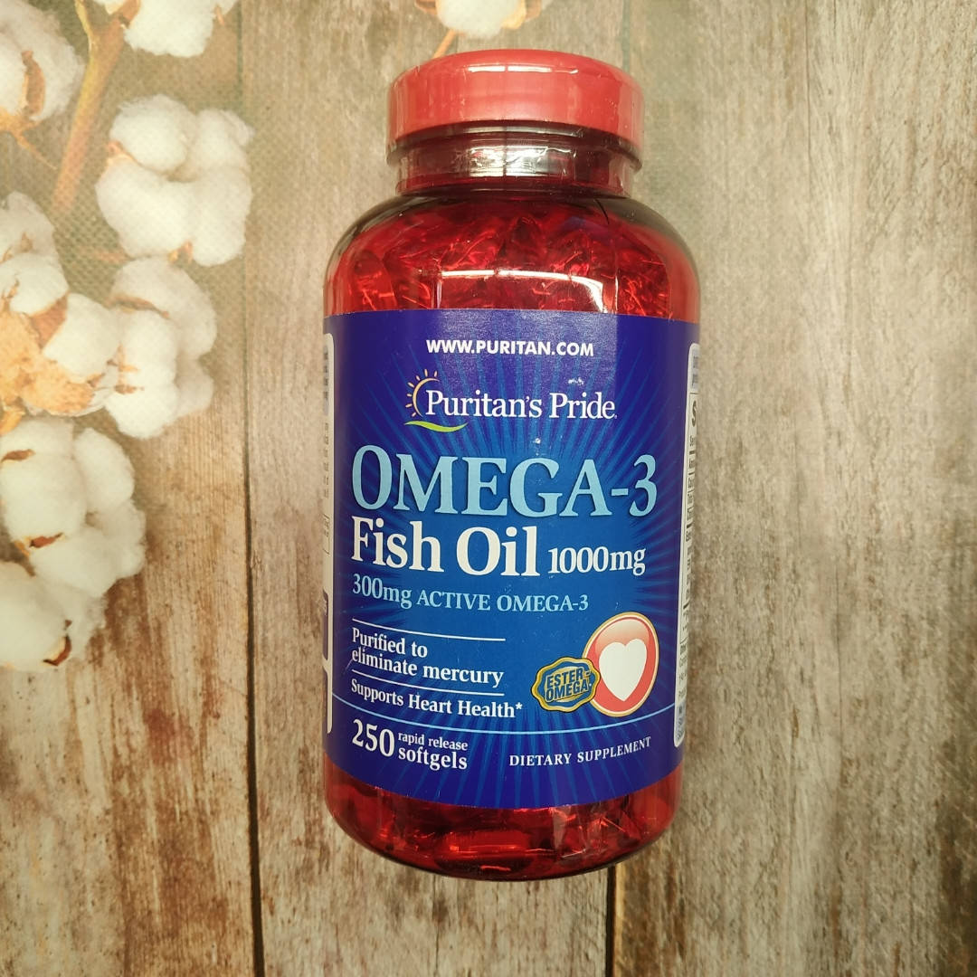 Puritan's pride Omega-3 Fish Oil 1000 mg (300 mg Active Omega-3) 250 Softgels Puritans
Puritan's pride Omega-3 Fish Oil 1000 mg (300 mg Active Omega-3) 250 Softgels Puritans