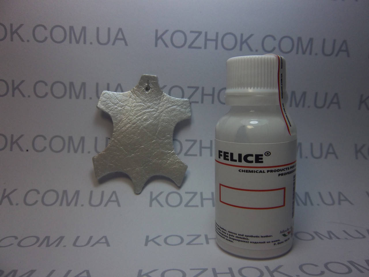 Краска для кожи Felice цв.Серебро (25 мл)Для обуви,гладкой кожи, кожгалантереи, кожаной мебели, кожаного салон
Краска для кожи Felice цв.Серебро (25 мл)Для обуви,гладкой кожи, кожгалантереи, кожаной мебели, кожаного салон