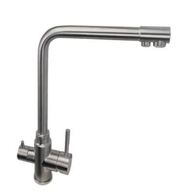 Смеситель для кухни ZEGOR SAF 18 нержавейка, Белый
Смеситель для кухни ZEGOR SAF 18 нержавейка, Белый