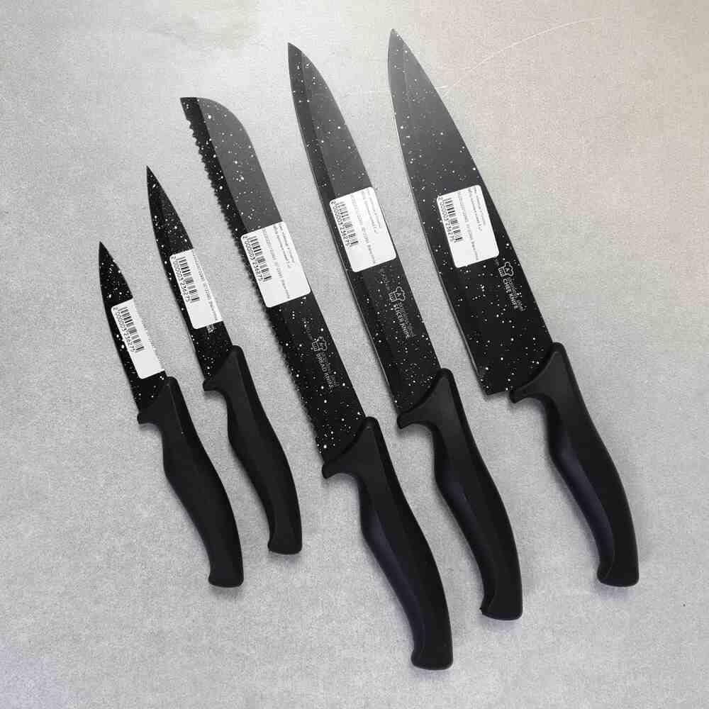 Кухонный нож ножницы точилка Б/У Набор кухонных ножей 5 шт