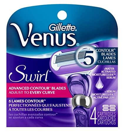 Картриджи для бритья Gillette Venus Swirl (4шт) USA 
Картриджи для бритья Gillette Venus Swirl (4шт) USA