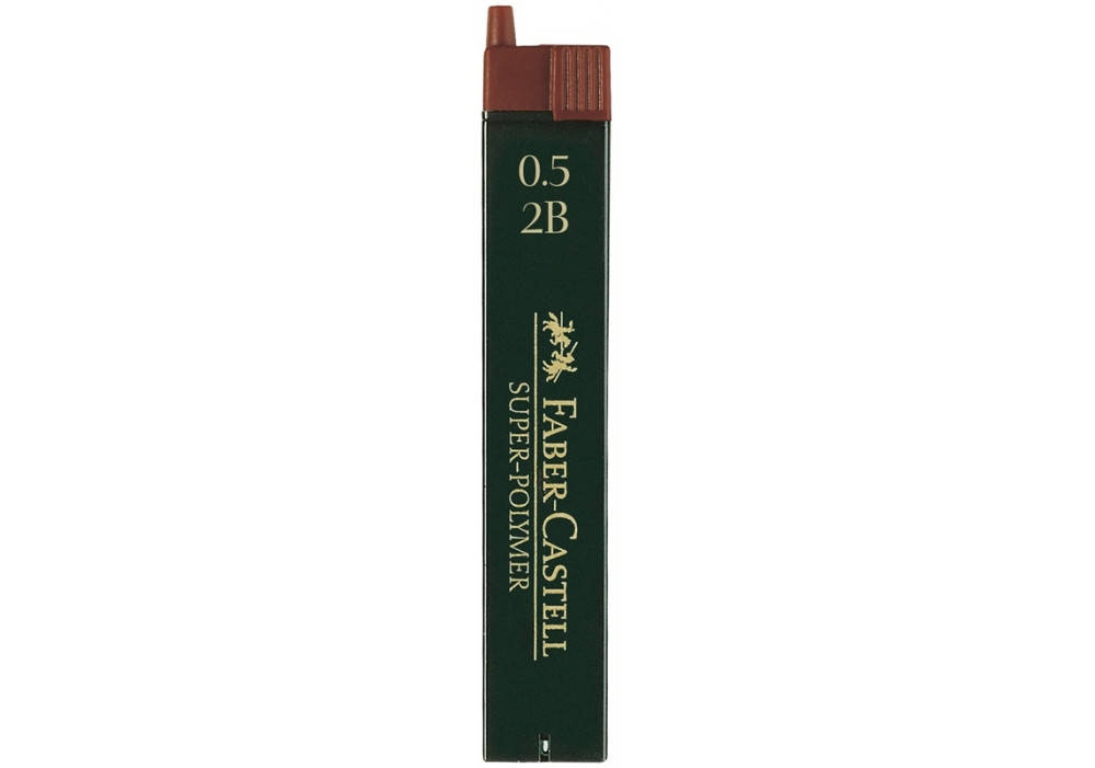 Набір грифелів для механічного олівця 0,5 мм 2B 12шт в пеналі Super-Polymer Faber-Castell 120502, Красный
Набір грифелів для механічного олівця 0,5 мм 2B 12шт в пеналі Super-Polymer Faber-Castell 120502, Красный