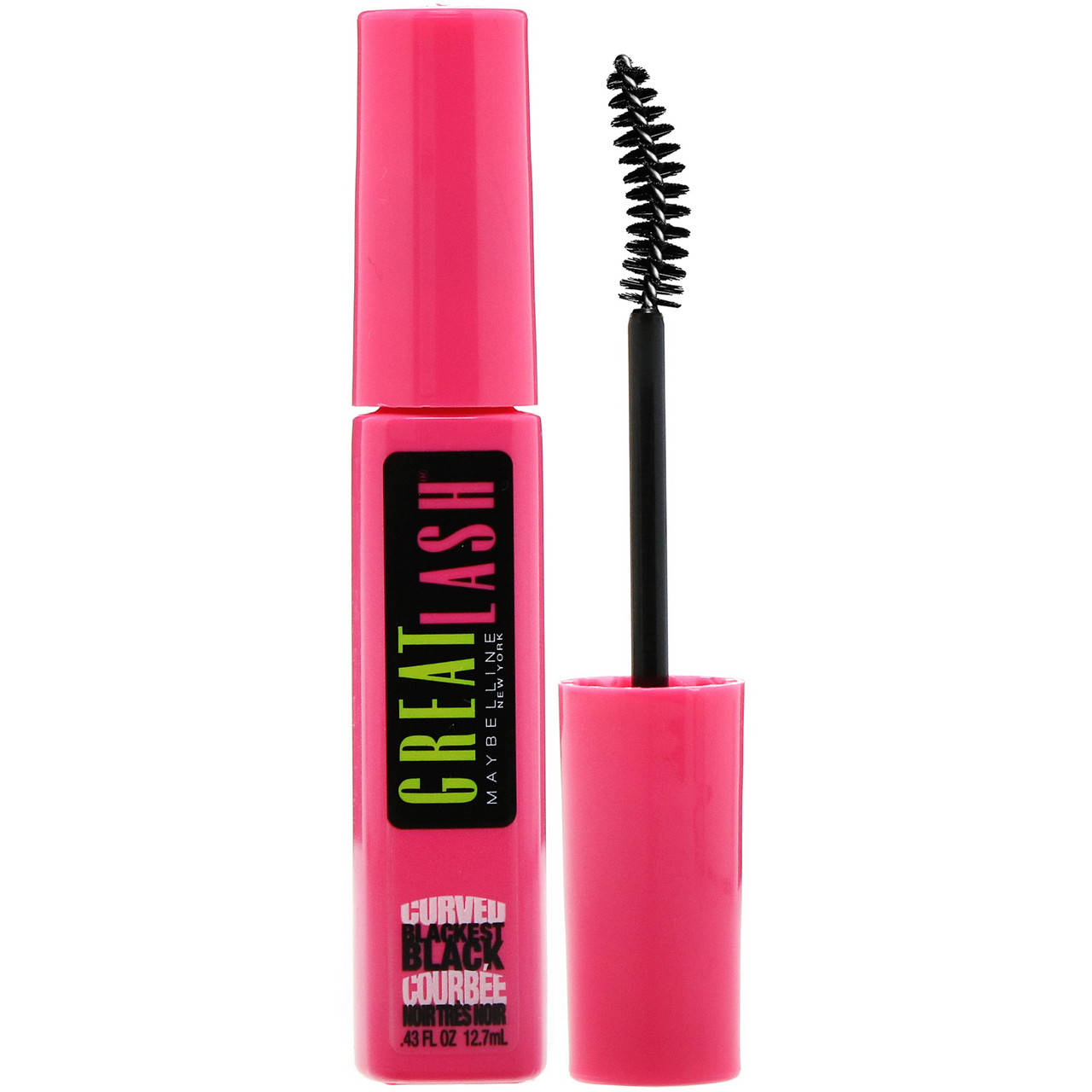 Maybelline, Тушь для ресниц с изогнутой щеточкой Great Lash, оттенок 120 угольно-черный, 12,7 мл
Maybelline, Тушь для ресниц с изогнутой щеточкой Great Lash, оттенок 120 угольно-черный, 12,7 мл