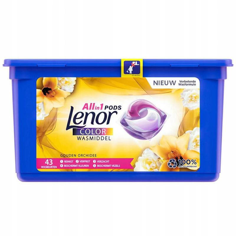 Капсулы таблетки для стирки Ленор Колор для цветного Lenor Color All in 1 Pods Gold Orchid 43шт
Капсулы таблетки для стирки Ленор Колор для цветного Lenor Color All in 1 Pods Gold Orchid 43шт