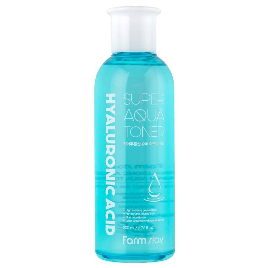 Суперувлажняющий тонер с гиалуроновой кислотой FarmStay Hyaluronic Acid Super Aqua Toner 200 ml
Суперувлажняющий тонер с гиалуроновой кислотой FarmStay Hyaluronic Acid Super Aqua Toner 200 ml
