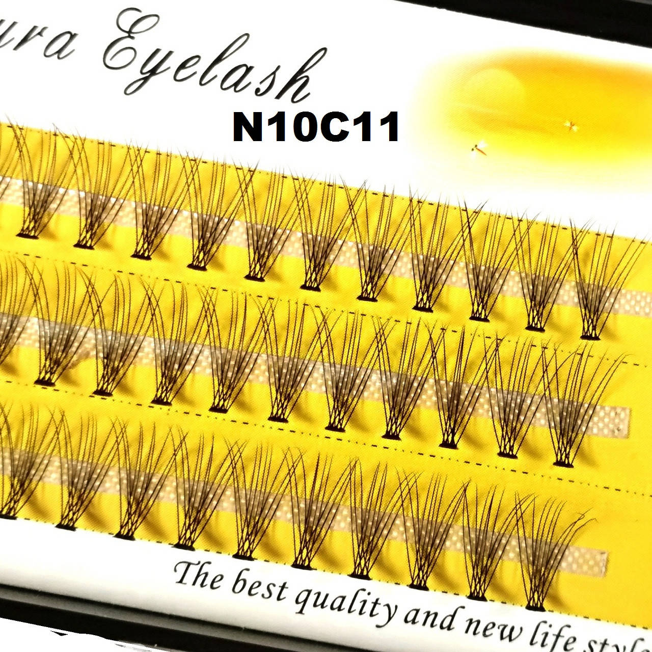 Ресницы Nesura Eyelash 10D, 11 мм, изгиб C, 0,10, 60 пучков Несура пучки безузелковые, Черный
Ресницы Nesura Eyelash 10D, 11 мм, изгиб C, 0,10, 60 пучков Несура пучки безузелковые, Черный