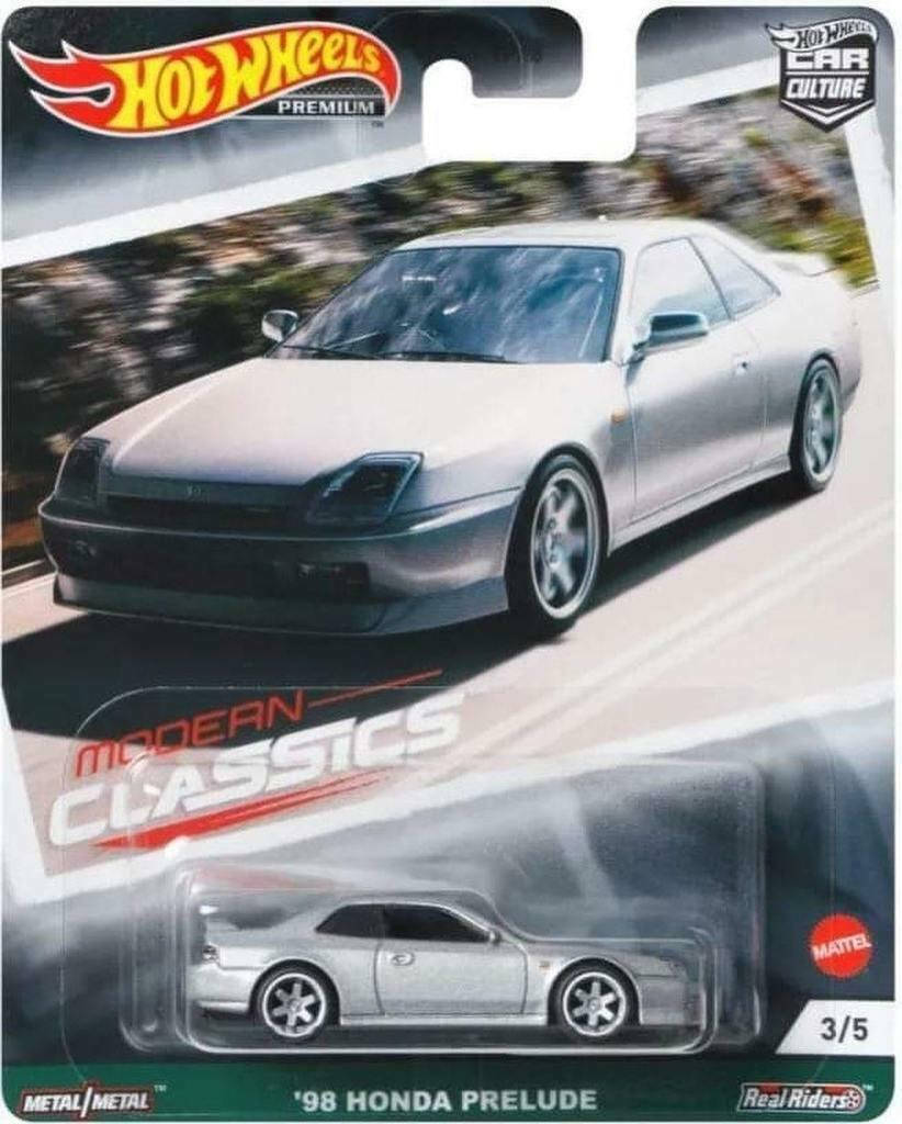 Машинка Hot Wheels Premium - '98 Honda Prelude - 2021 Modern Classics - Car Culture - Real Riders. Mattel
Машинка Hot Wheels Premium - '98 Honda Prelude - 2021 Modern Classics - Car Culture - Real Riders. Mattel