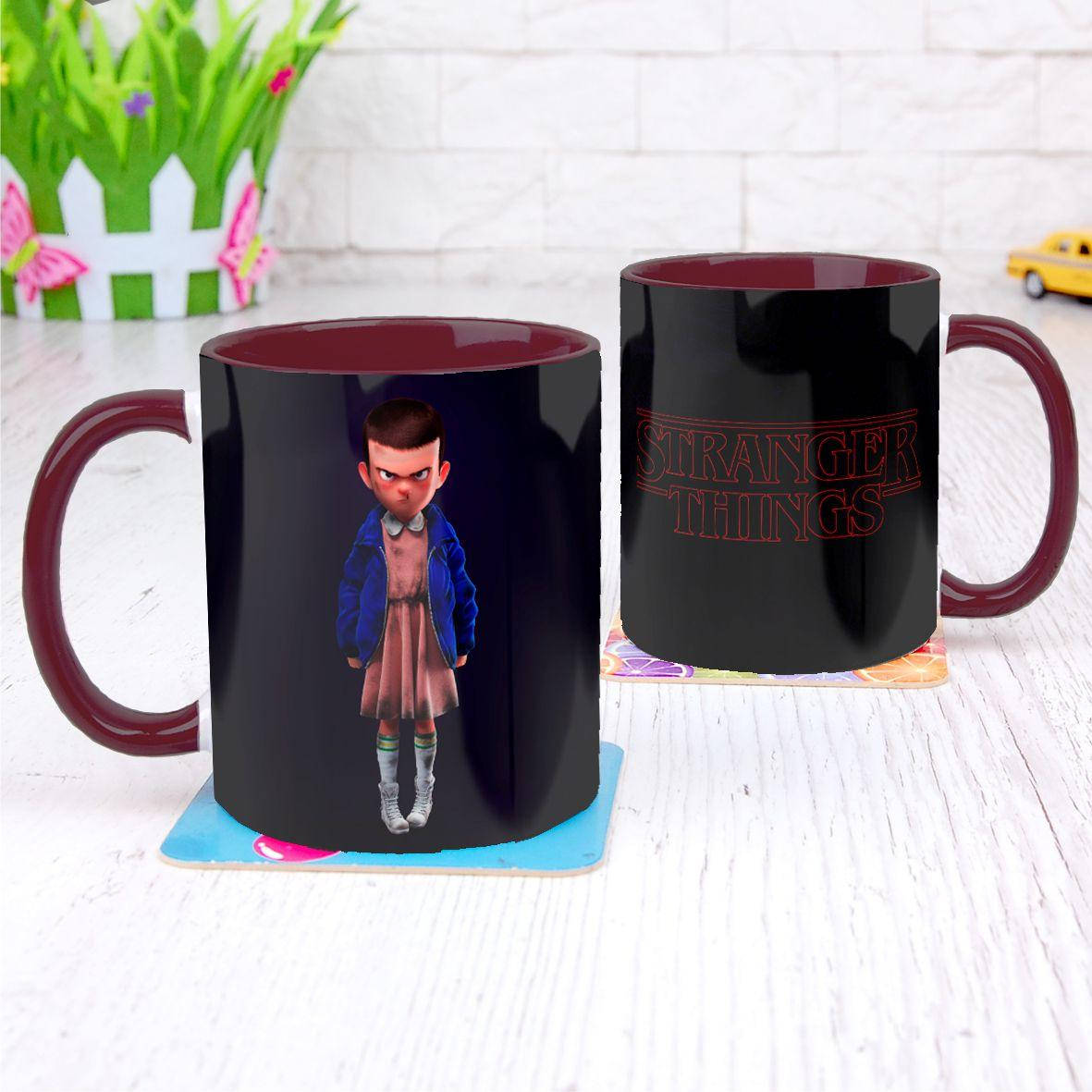 Чашка Stranger things 2 (Очень странные дела) Бордовый 
Чашка Stranger things 2 (Очень странные дела) Бордовый