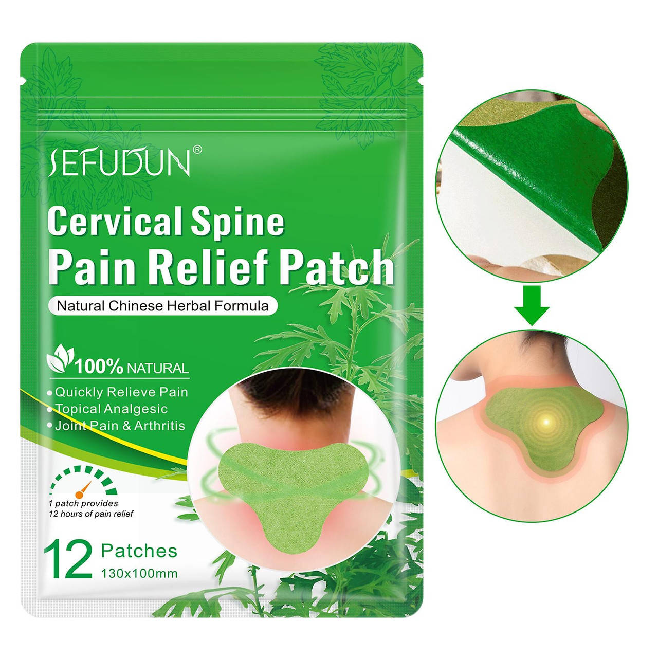 Sefudun Cervical Spine Pain Relief Patch 100% натуральные пластыри от боли в шейном отделе позвоночника
Sefudun Cervical Spine Pain Relief Patch 100% натуральные пластыри от боли в шейном отделе позвоночника