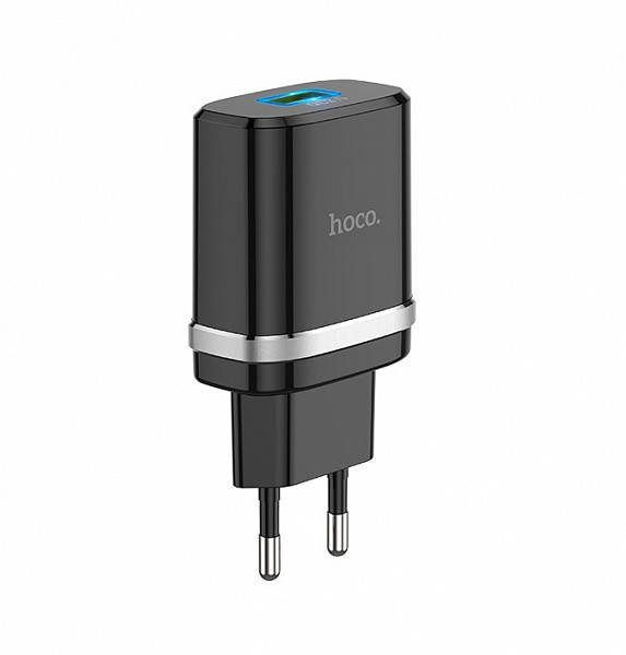 Сетевое зарядное устройство для телефона с быстрой зарядкой QC 3.0 HOCO C12Q |1USB, 3A, 18W, QC3.0| Черный
Сетевое зарядное устройство для телефона с быстрой зарядкой QC 3.0 HOCO C12Q |1USB, 3A, 18W, QC3.0| Черный