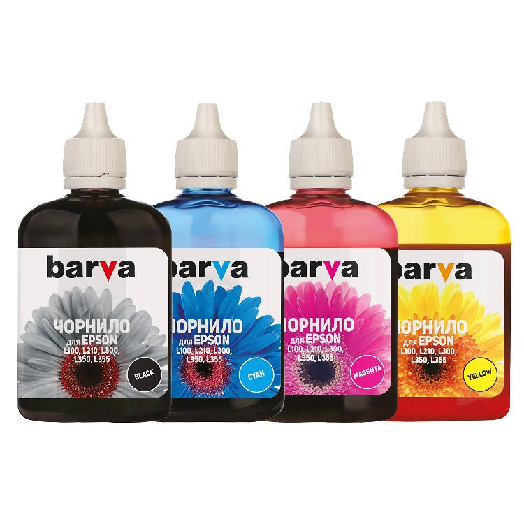 Комплект чернил Barva Epson L100/L200/L300, 4 x 90 г (I-BAR-E-L100-090-MP), краска для принтера эпсон
Комплект чернил Barva Epson L100/L200/L300, 4 x 90 г (I-BAR-E-L100-090-MP), краска для принтера эпсон