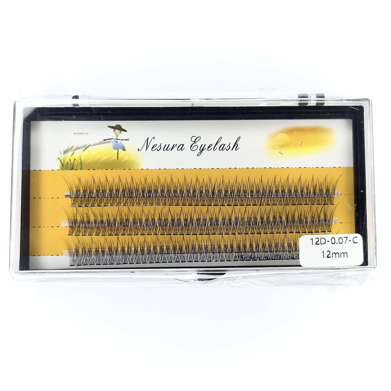 Ресницы Nesura Eyelash 12D Ласточкин хвост, 12 мм, изгиб C, 0,07, 120 пучков Несура рыбий хвост, Черный
Ресницы Nesura Eyelash 12D Ласточкин хвост, 12 мм, изгиб C, 0,07, 120 пучков Несура рыбий хвост, Черный