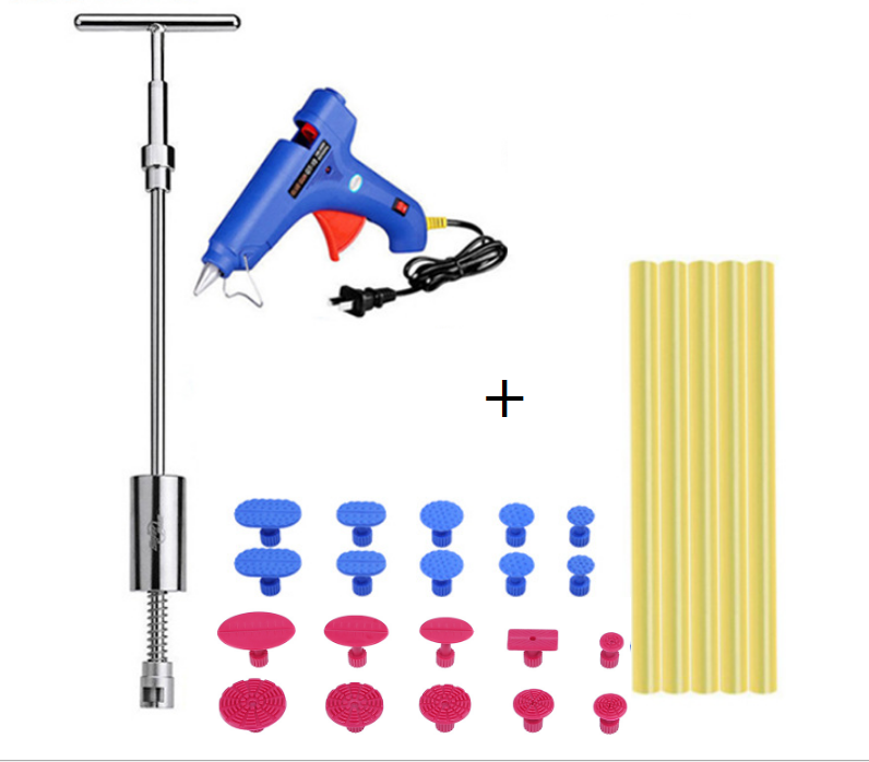 Обратный молоток для удаления вмятин 20 грибков, клеевой пистолет+ 5 шт стержней
Обратный молоток для удаления вмятин 20 грибков, клеевой пистолет+ 5 шт стержней