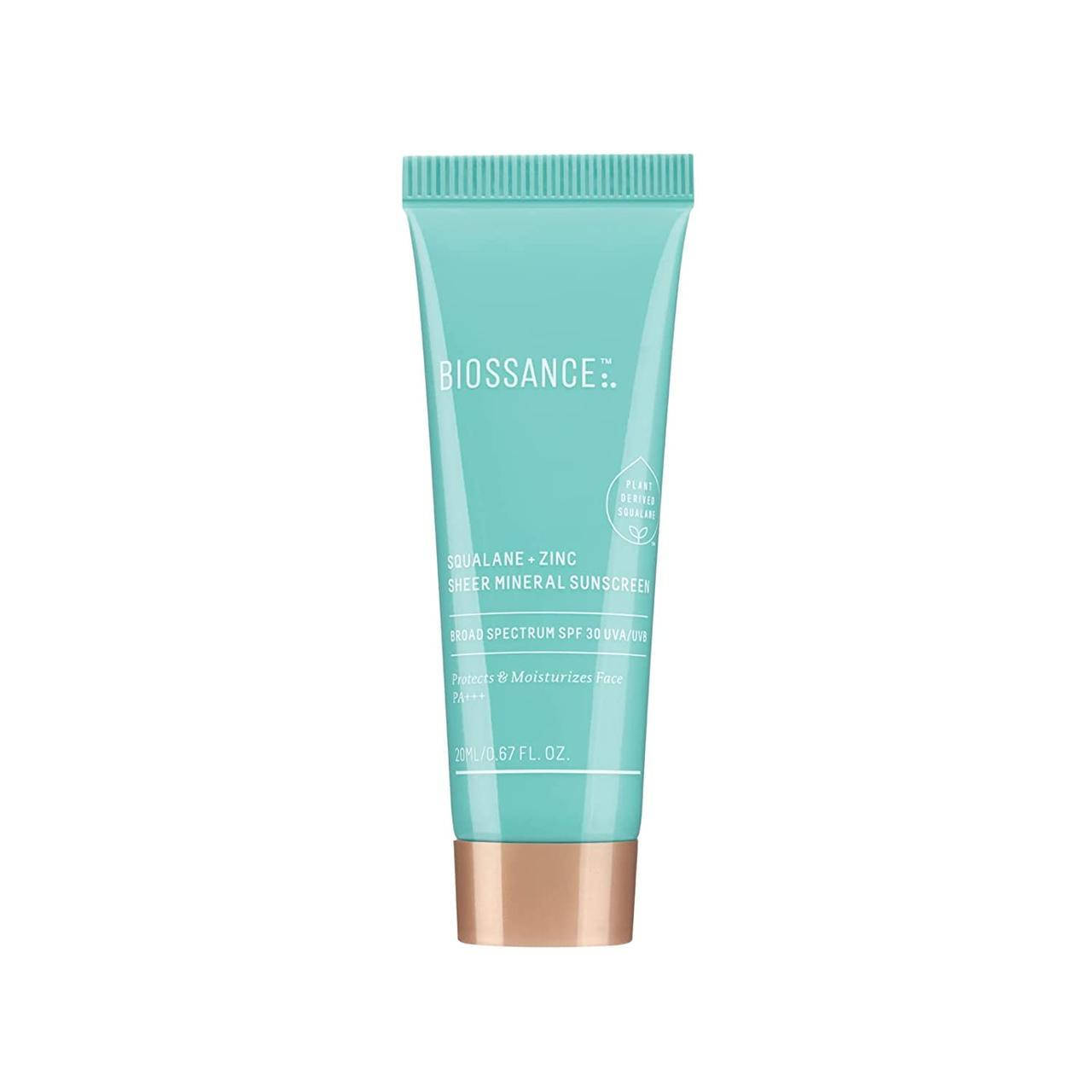 Солнцезащитный крем на минеральных фильтрах Biossance Squalane+Zinc Sheer Mineral Sunscreen SPF 30 PA+++, 20мл
Солнцезащитный крем на минеральных фильтрах Biossance Squalane+Zinc Sheer Mineral Sunscreen SPF 30 PA+++, 20мл