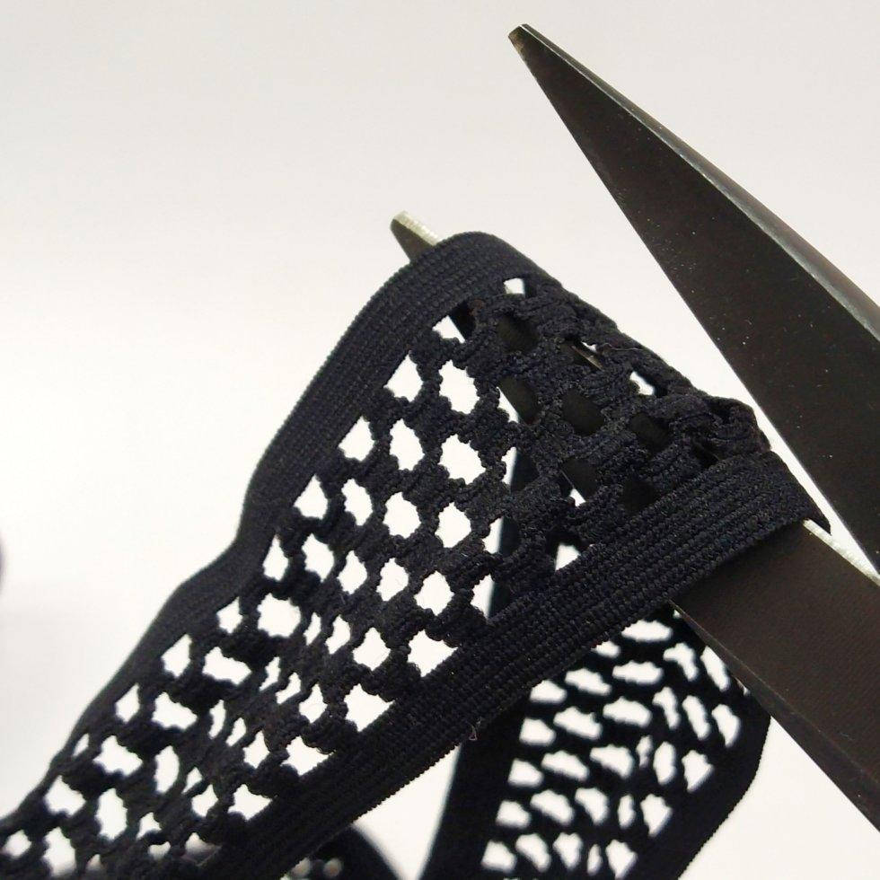 На метраж резинка ажурная отделочная Сеточка , 4,5 см, цвет черный (657-Л-0718) 
На метраж резинка ажурная отделочная Сеточка , 4,5 см, цвет черный (657-Л-0718)