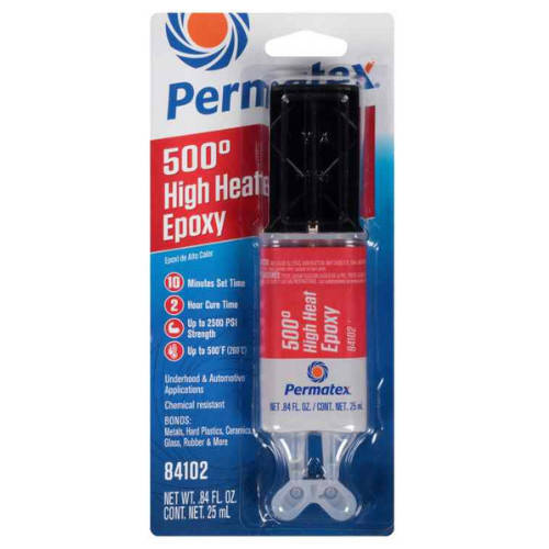 Эпоксидный клей Permatex High Heat Epoxy 260°С двухкомпонентный термостойкий клей 25 мл (84102)
Эпоксидный клей Permatex High Heat Epoxy 260°С двухкомпонентный термостойкий клей 25 мл (84102)