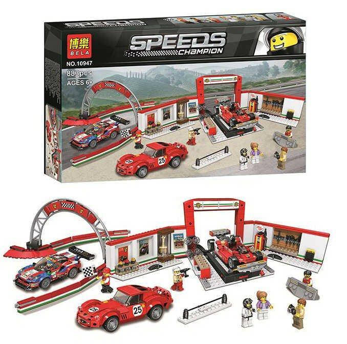 Конструктор гараж, конструктор гоночные машины, гараж ferrari, Bela speed champions 10947, 883 детали, Разные цвета
Конструктор гараж, конструктор гоночные машины, гараж ferrari, Bela speed champions 10947, 883 детали, Разные цвета