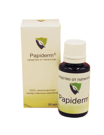 Papiderm капли от папиллом Папидерм