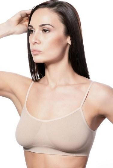 Женский бесшовный топ спортивный стильный на тонких бретелях Giulia Brassiere Naturalle L/XL Бежевый
Женский бесшовный топ спортивный стильный на тонких бретелях Giulia Brassiere Naturalle L/XL Бежевый