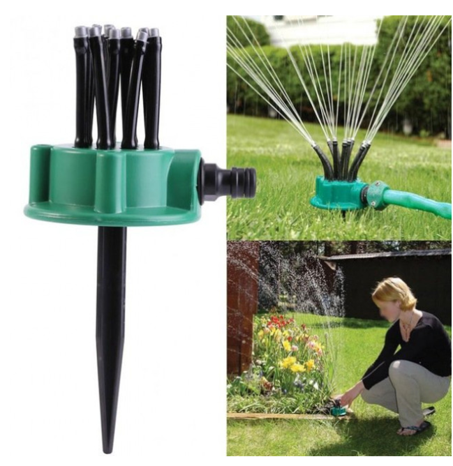 Ороситель спринклерный для полива, распылитель для газона Multifunctional Sprinkler (KG-91)
Ороситель спринклерный для полива, распылитель для газона Multifunctional Sprinkler (KG-91)