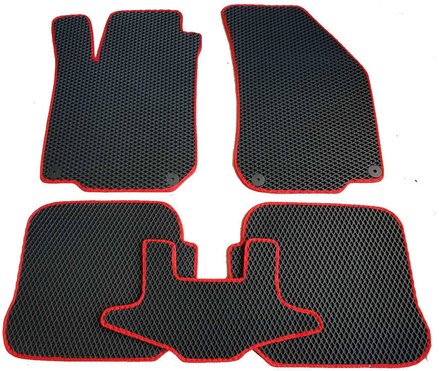 Севиленовые, ячейчастые автоковрики Seat Leon 1998-2006, 5 шт. чёрный+красный (EVA), Черный
Севиленовые, ячейчастые автоковрики Seat Leon 1998-2006, 5 шт. чёрный+красный (EVA), Черный