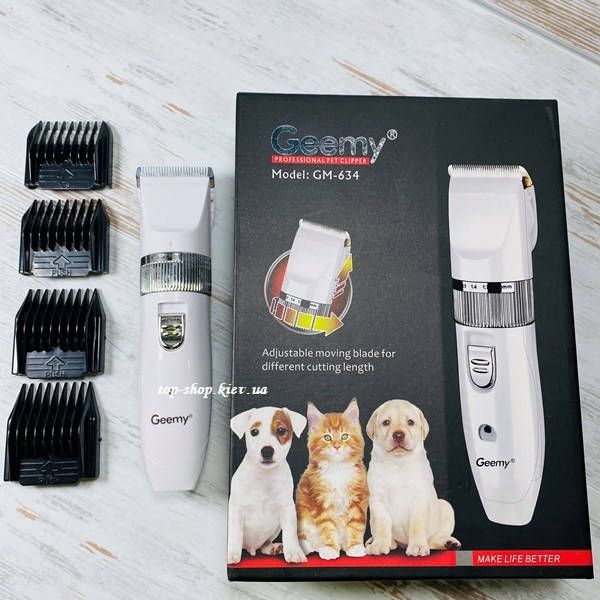 Машинка для стрижки животных Gemei GM 634
Машинка для стрижки животных Gemei GM 634