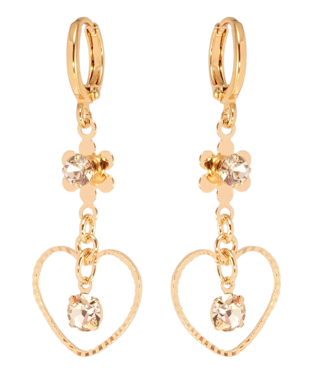 Серьги Xuping M&L желтый оттенок подвески на колечках "Романтичные подвески" 
Серьги Xuping M&L желтый оттенок подвески на колечках "Романтичные подвески"