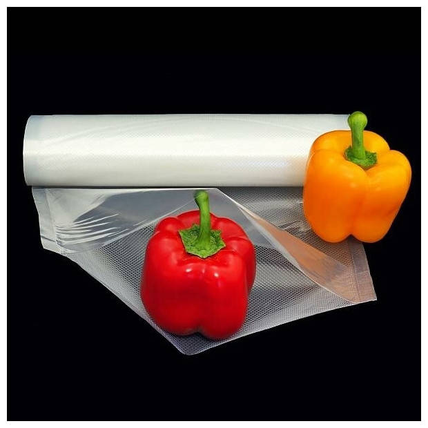 Пакеты для вакууматора в рулоне гофрированные 20x500 см Кульки для вакуумного упаковщика
Пакеты для вакууматора в рулоне гофрированные 20x500 см Кульки для вакуумного упаковщика