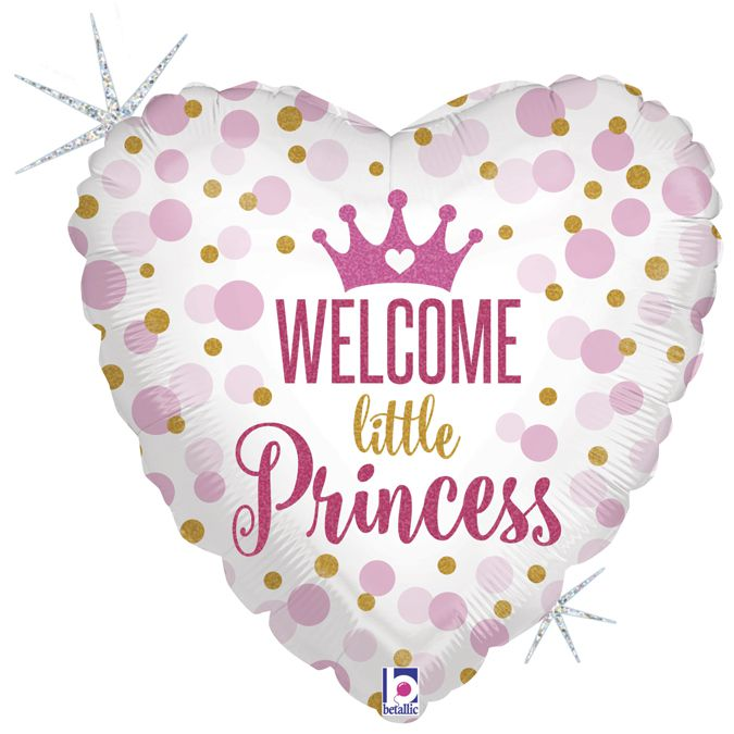 Фольгированный шарик Grabo 18" Сердце Корона Welcome Litlle Princess, Разные цвета
Фольгированный шарик Grabo 18" Сердце Корона Welcome Litlle Princess, Разные цвета