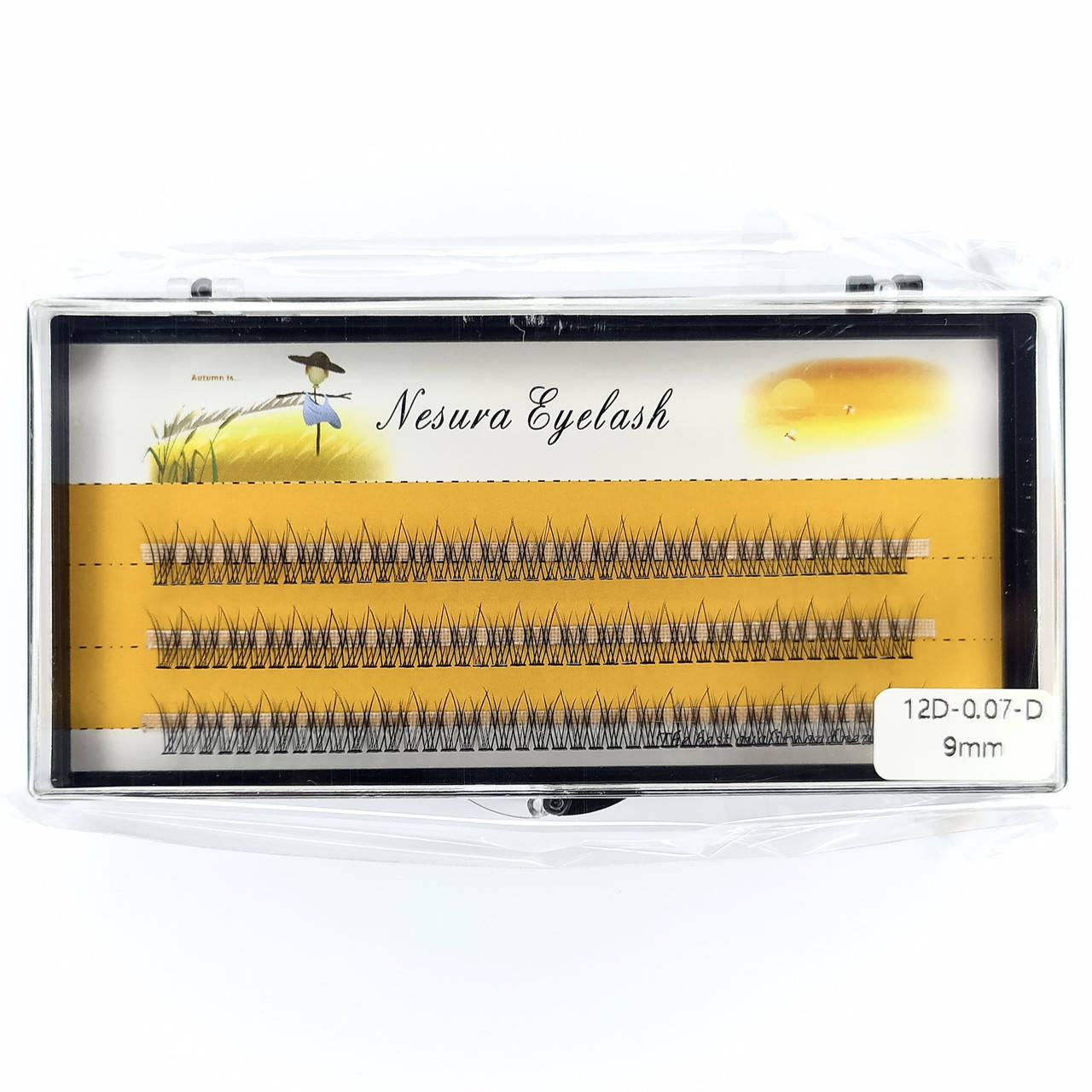Ресницы Nesura Eyelash 12D Ласточкин хвост, 9 мм, изгиб D, 0,07, 120 пучков Несура рыбий хвост, Черный
Ресницы Nesura Eyelash 12D Ласточкин хвост, 9 мм, изгиб D, 0,07, 120 пучков Несура рыбий хвост, Черный