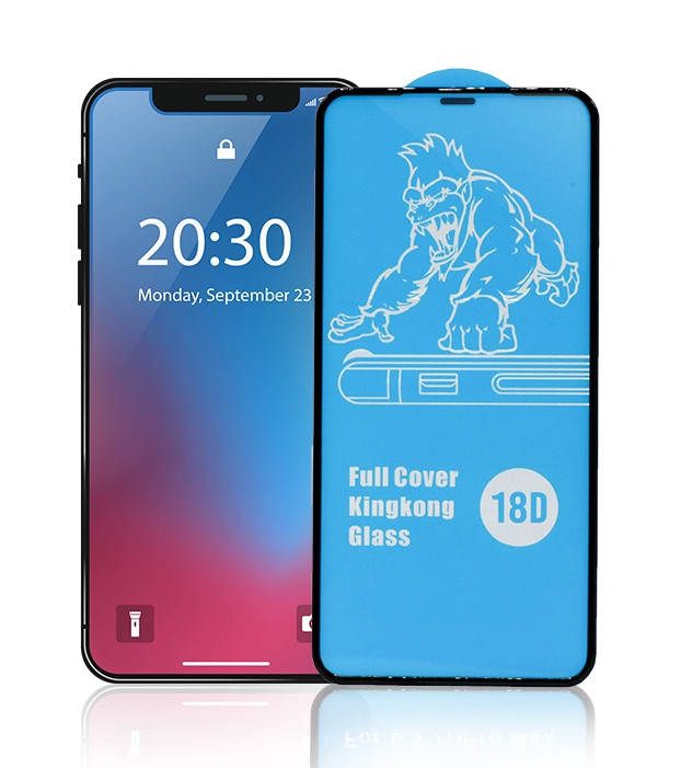 Защитное стекло 18D для iPhone 11 Pro черное противоударное с бортами вокруг экрана, Черный
Защитное стекло 18D для iPhone 11 Pro черное противоударное с бортами вокруг экрана, Черный
