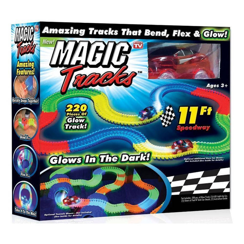 Гоночный трек Светящаяся дорога Magic Tracks 220 деталей Меджик трек машинка трасса конструктор, Зелёный
Гоночный трек Светящаяся дорога Magic Tracks 220 деталей Меджик трек машинка трасса конструктор, Зелёный