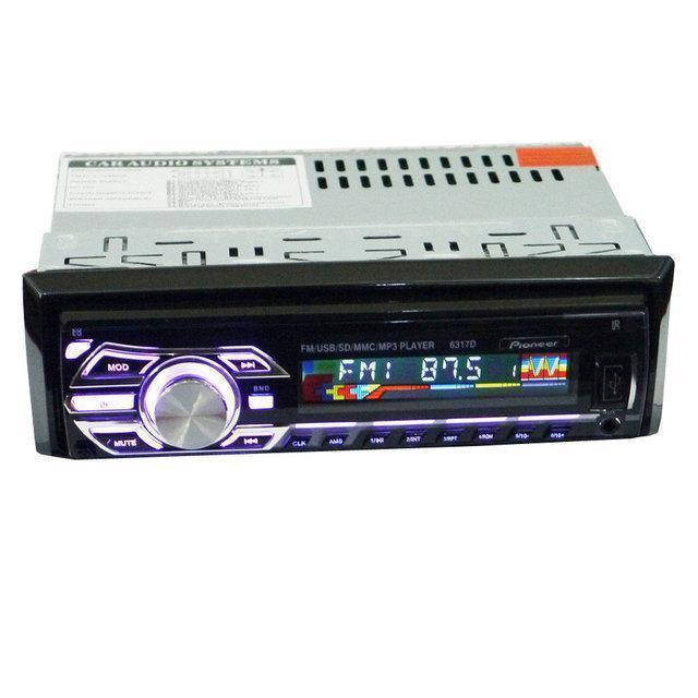 Автомобильная магнитола 1DIN MP3-6317D RGB/Съемная | RGB панель + пульт управления | Автомагнитола! Лучший
Автомобильная магнитола 1DIN MP3-6317D RGB/Съемная | RGB панель + пульт управления | Автомагнитола! Лучший