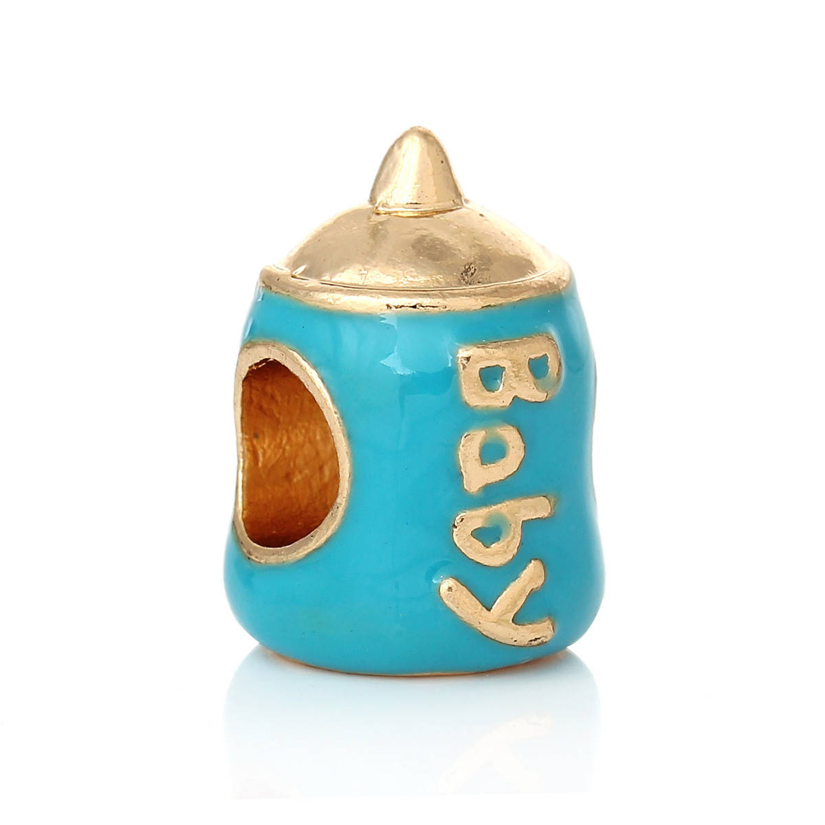 Бусина Бутылочка " Baby ", Цинковый сплав, Пандора, Цвет: золото, 15 mm x 11 mm, Отверстие: 5.3 мм
Бусина Бутылочка " Baby ", Цинковый сплав, Пандора, Цвет: золото, 15 mm x 11 mm, Отверстие: 5.3 мм