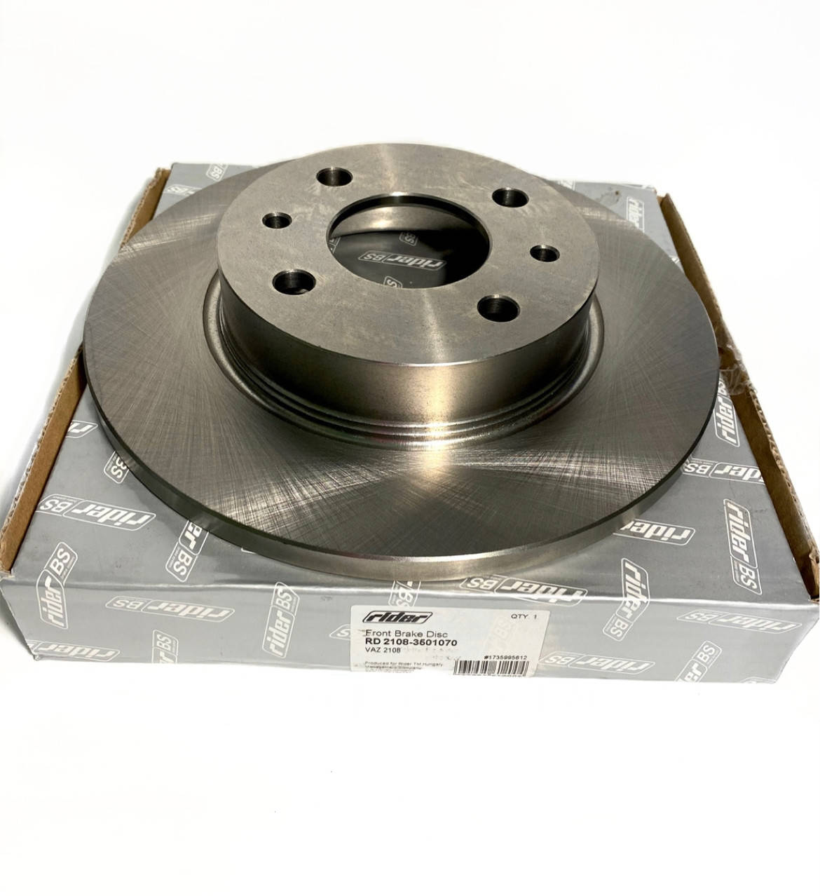 Диск тормозной ВАЗ 2108, 2109, 21099, 2113, 2114, 2115 передний (Rider)
Диск тормозной ВАЗ 2108, 2109, 21099, 2113, 2114, 2115 передний (Rider)