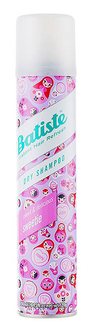 Сухой шампунь Batiste Sweetie 200 мл
Сухой шампунь Batiste Sweetie 200 мл